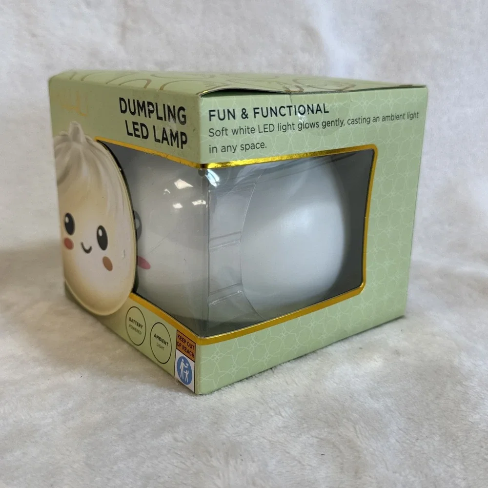 Mahli Dumpling LED Lamp Battery Powered Ambient Light Fun Functional Cute Decor‎